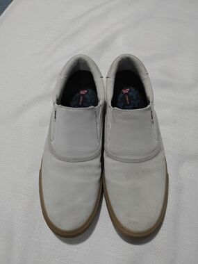 Nike SB Zoom Verona Slip White Slip-On Loafers with Gum Sole Mens Sz 11.5